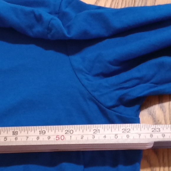 NIKE MENS T TEE SHIRT EXTRA LARGE XL New Workout BLUE WHITE ATHLETIC CUT - Picture 5 of 5